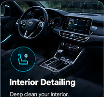 Detailed vehicle interior